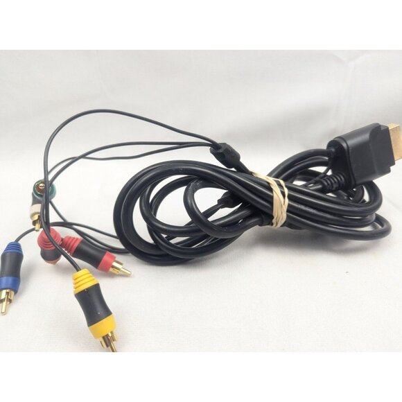 Microsoft XBOX 360 Composite RGB Video Audio Cable Cord With Fiber Optic Input - Picture 4 of 10